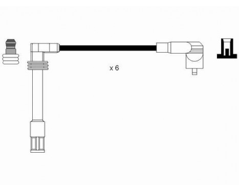 Ignition Cable Kit RC-AD218 NGK, Image 2