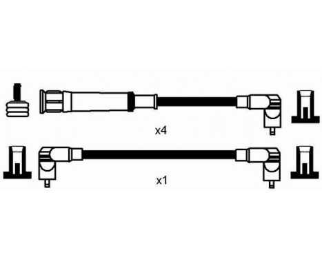 Ignition Cable Kit RC-BW231 NGK, Image 2