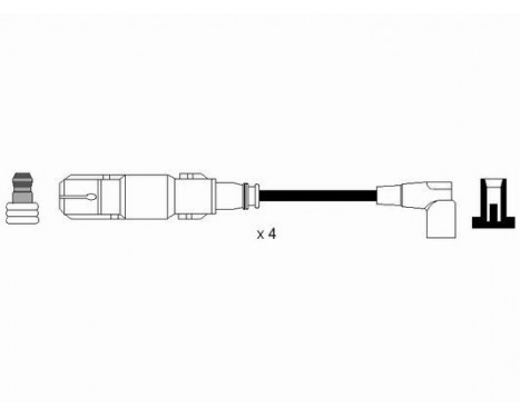 Ignition Cable Kit RC-BW235 NGK, Image 2