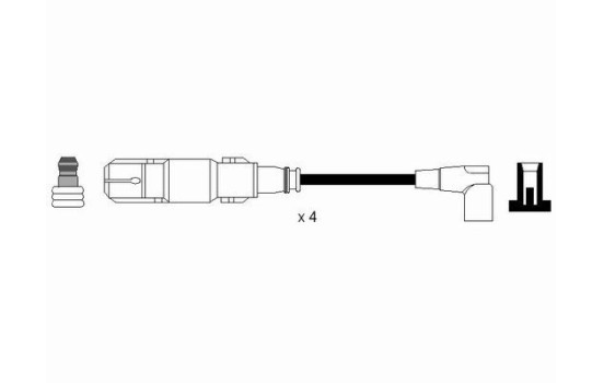 Ignition Cable Kit RC-BW235 NGK, Image 2