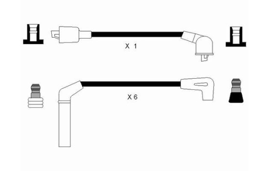 Ignition Cable Kit RC-CR305 NGK, Image 2