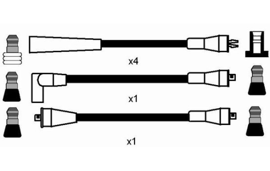 Ignition Cable Kit RC-CR309 NGK, Image 2