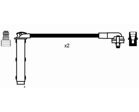 Ignition Cable Kit RC-FD1203 NGK, Image 2