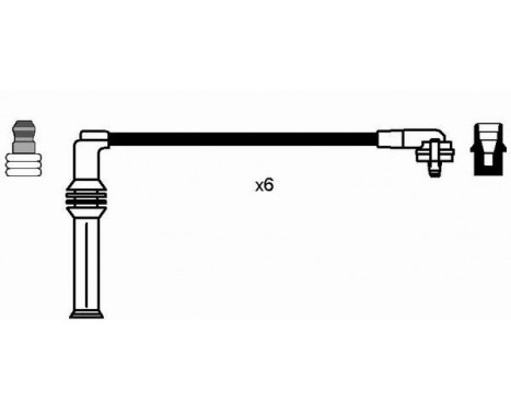 Ignition Cable Kit RC-FD536 NGK, Image 2