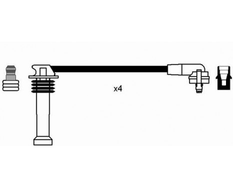 Ignition Cable Kit RC-FD546 NGK, Image 2