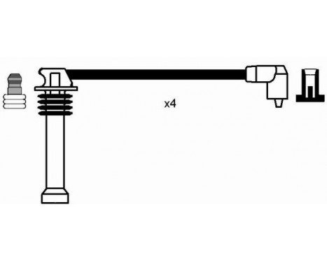 Ignition Cable Kit RC-FD808 NGK, Image 2