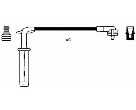 Ignition Cable Kit RC-FD826 NGK, Image 2