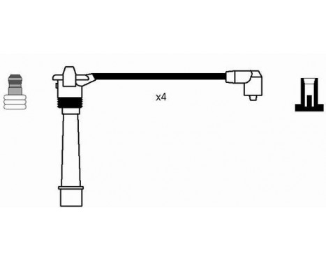 Ignition Cable Kit RC-FT1203 NGK, Image 2