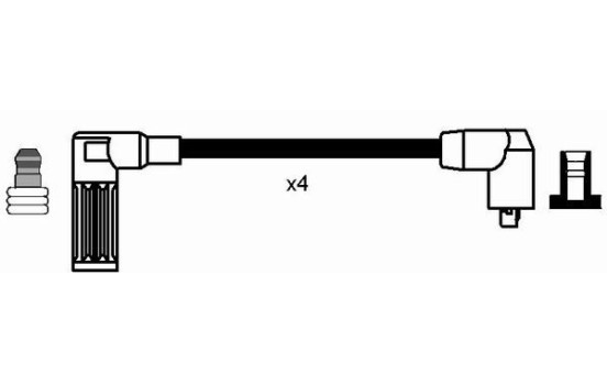 Ignition Cable Kit RC-FT602 NGK, Image 2