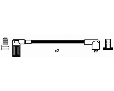 Ignition Cable Kit RC-FT620 NGK, Image 2