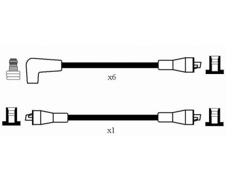 Ignition Cable Kit RC-JG1205 NGK, Image 2