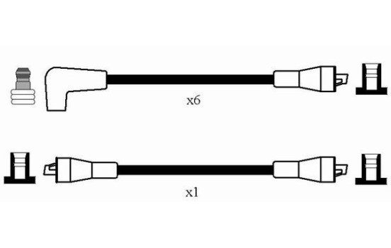 Ignition Cable Kit RC-JG1205 NGK, Image 2