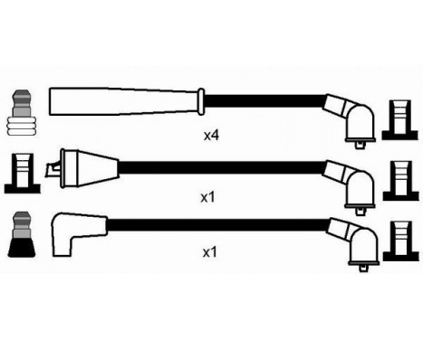 Ignition Cable Kit RC-KA401 NGK, Image 2