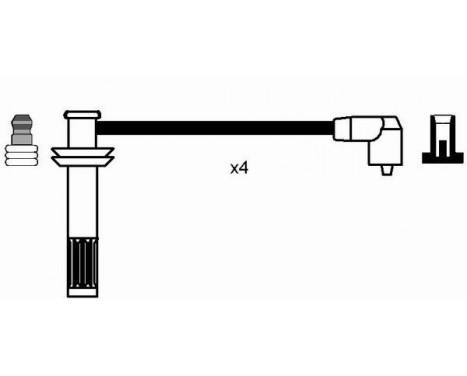 Ignition Cable Kit RC-LC201 NGK, Image 2