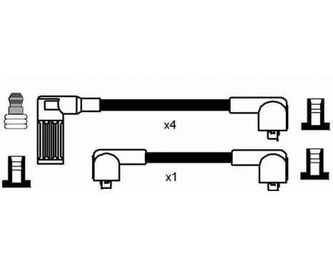 Ignition Cable Kit RC-LC604 NGK, Image 2