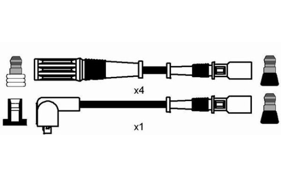Ignition Cable Kit RC-LC615 NGK, Image 2