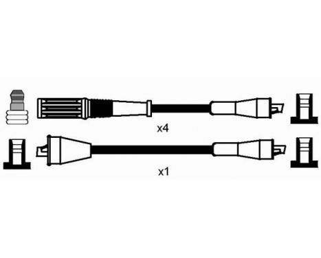 Ignition Cable Kit RC-LC617 NGK, Image 2