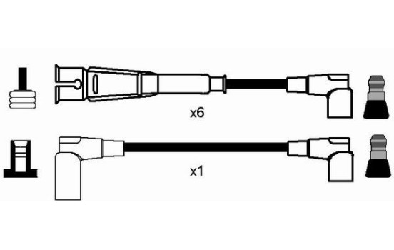 Ignition Cable Kit RC-MB1102 NGK, Image 2