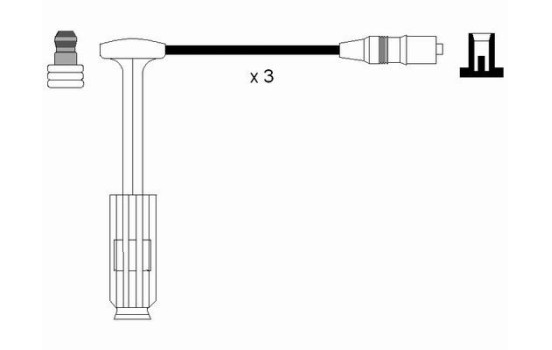 Ignition Cable Kit RC-MB202 NGK, Image 2
