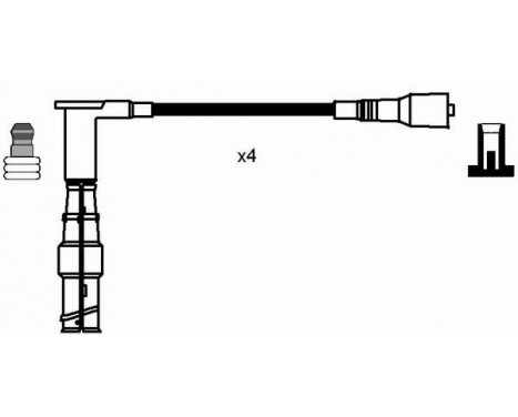 Ignition Cable Kit RC-MB203 NGK, Image 2