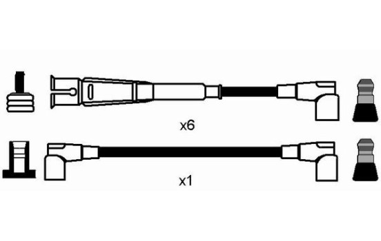 Ignition Cable Kit RC-MB209 NGK, Image 2