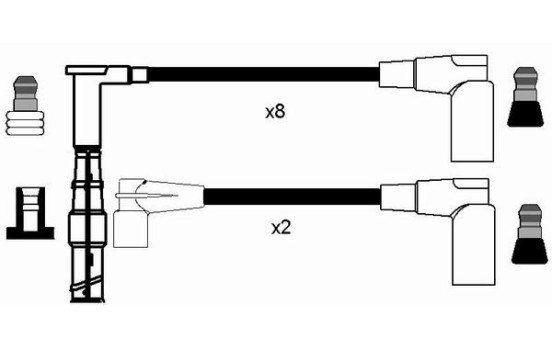 Ignition Cable Kit RC-MB213 NGK, Image 2