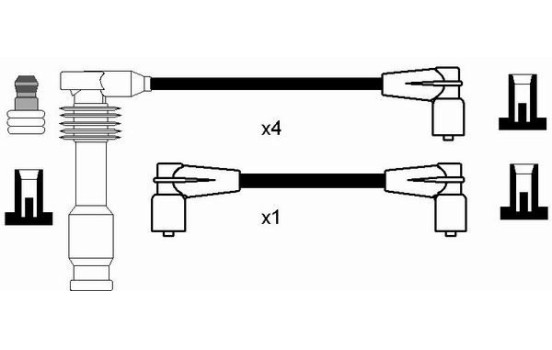 Ignition Cable Kit RC-OP204 NGK, Image 2