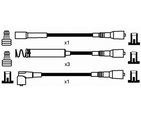 Ignition Cable Kit RC-OP418 NGK, Image 2