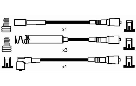 Ignition Cable Kit RC-OP418 NGK, Image 2