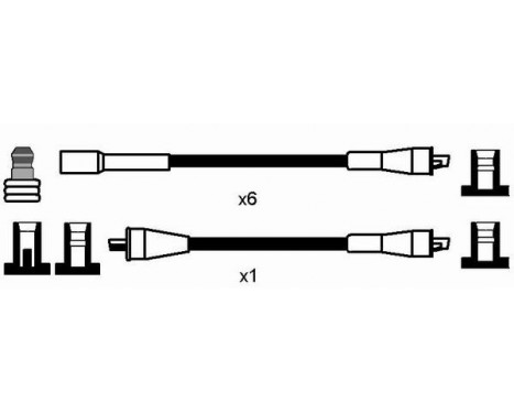 Ignition Cable Kit RC-OP459 NGK, Image 2