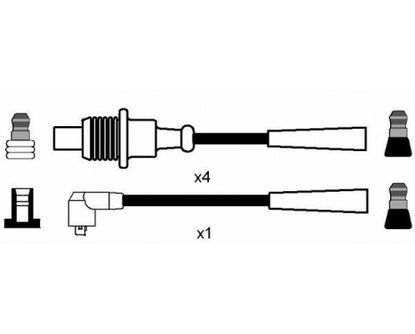 Ignition Cable Kit RC-PG615 NGK, Image 2