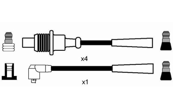 Ignition Cable Kit RC-PG615 NGK, Image 2