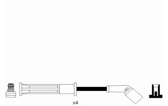 Ignition Cable Kit RC-RN1203 NGK, Image 2