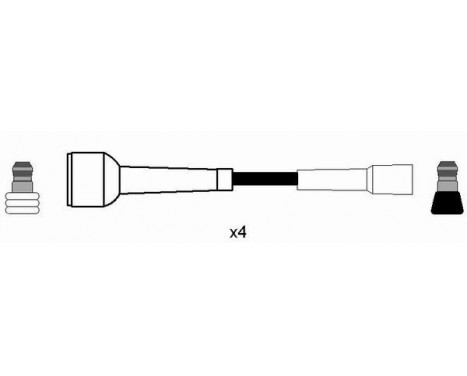 Ignition Cable Kit RC-RN601 NGK, Image 2