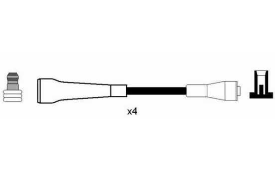 Ignition Cable Kit RC-RN606 NGK, Image 2
