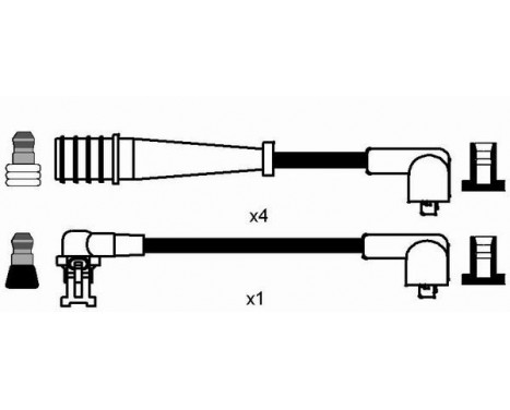 Ignition Cable Kit RC-RN619 NGK, Image 2