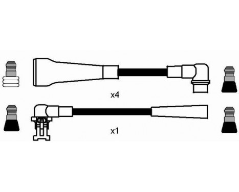 Ignition Cable Kit RC-RN629 NGK, Image 2