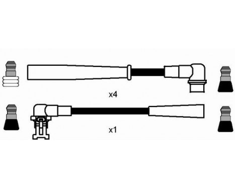 Ignition Cable Kit RC-RN637 NGK, Image 2