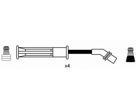 Ignition Cable Kit RC-RN652 NGK, Image 2