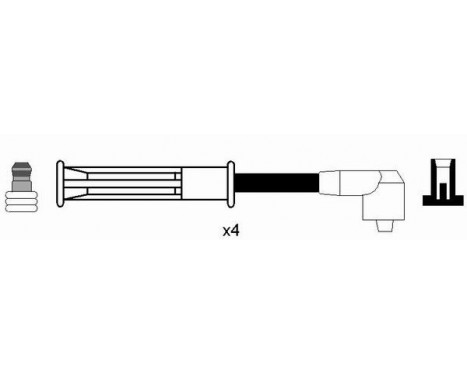 Ignition Cable Kit RC-RN658 NGK, Image 2