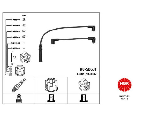 Ignition Cable Kit RC-SB601 NGK