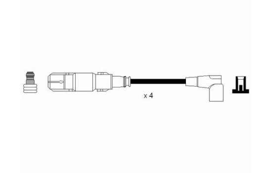 Ignition Cable Kit RC-ST901 NGK, Image 2