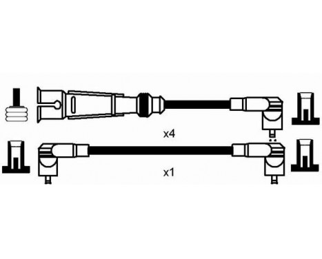 Ignition Cable Kit RC-ST902 NGK, Image 2