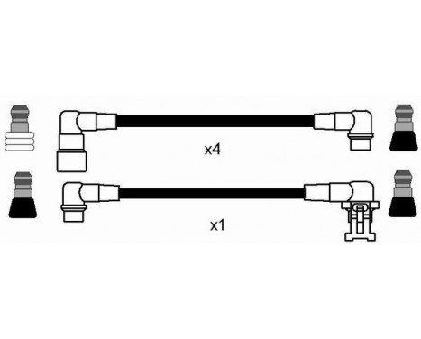 Ignition Cable Kit RC-VL1302 NGK, Image 2