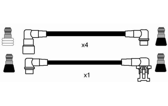 Ignition Cable Kit RC-VL1302 NGK, Image 2