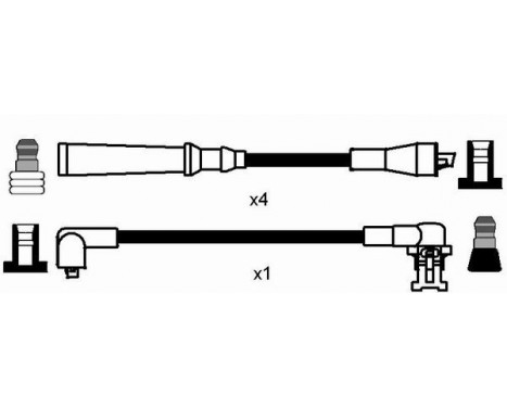 Ignition Cable Kit RC-VL608 NGK, Image 2