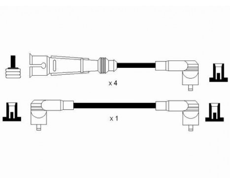 Ignition Cable Kit RC-VW233 NGK, Image 2