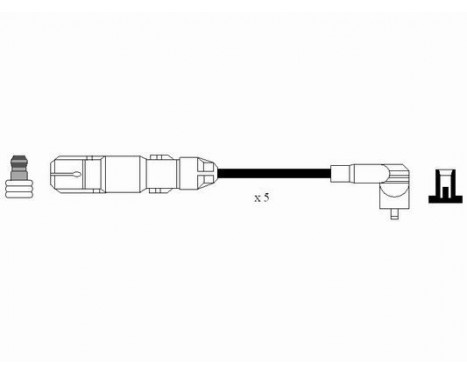Ignition Cable Kit RC-VW235 NGK, Image 2