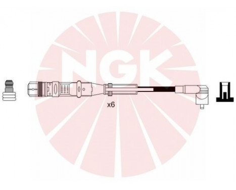 Ignition Cable Kit RC-VW244 NGK, Image 2