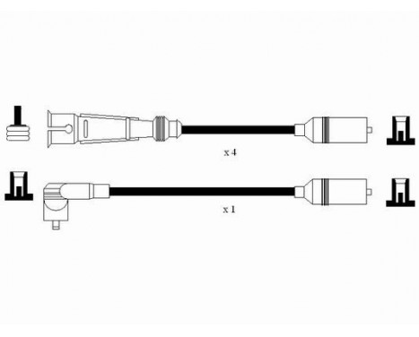 Ignition Cable Kit RC-VW246 NGK, Image 2